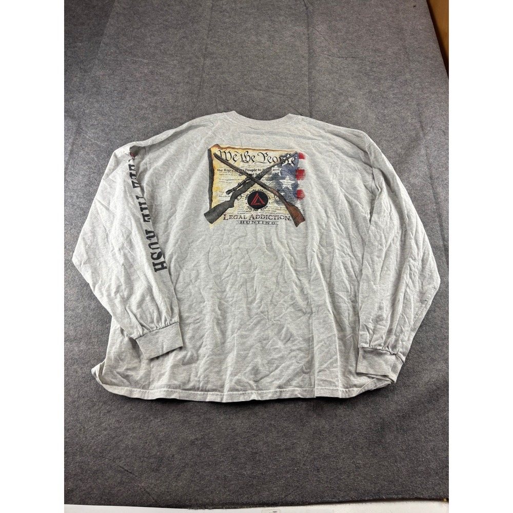 Legal Addiction Hunting Shirt Mens XL Long Sleeve We The People 2nd Amdt THRASH